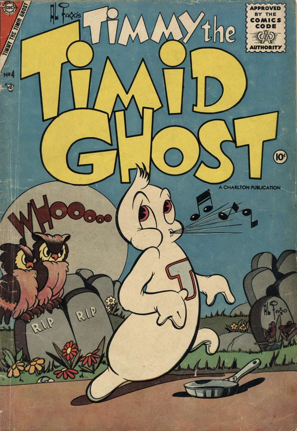 Timmy Le timide Ghost #4 2nd Series Charlton Comics 1968 