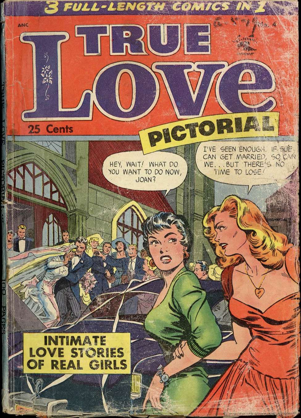 Comic Book Cover For True Love Pictorial 4