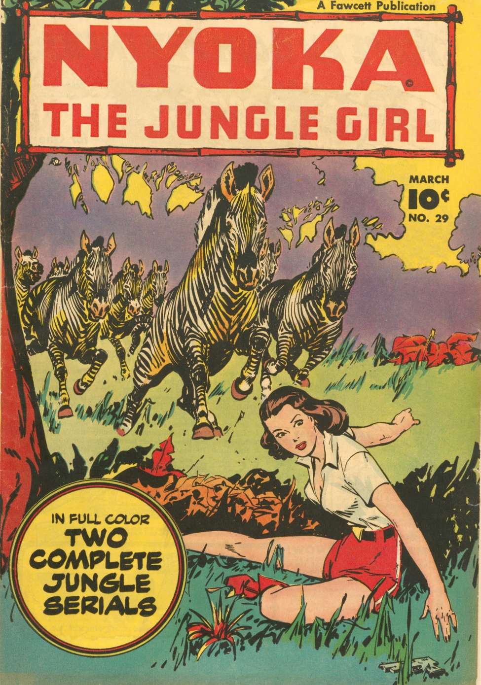 Comic Book Cover For Nyoka the Jungle Girl 29 - Version 2