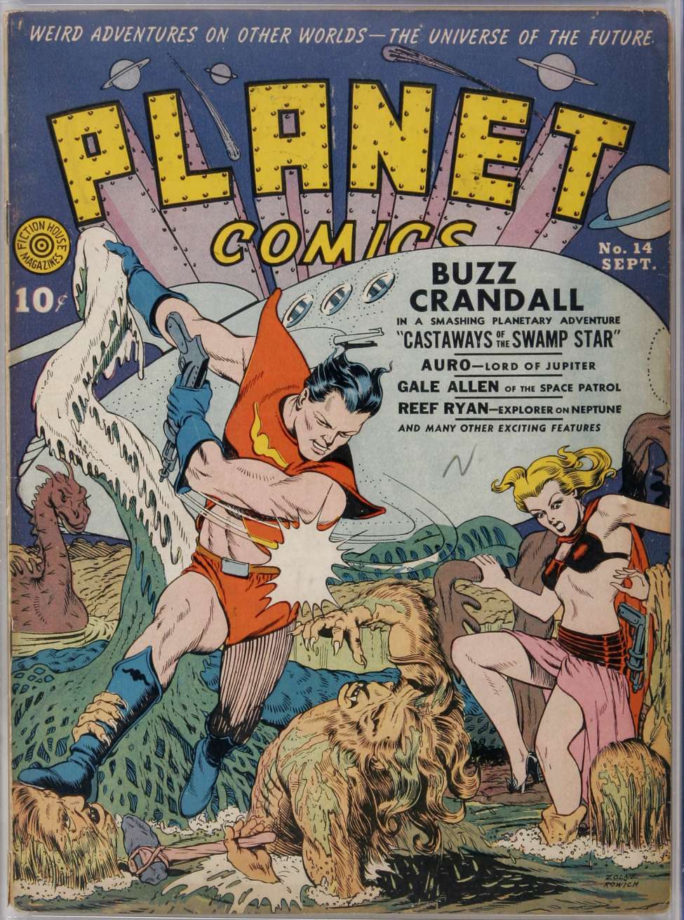 Book Cover For Planet Comics 14