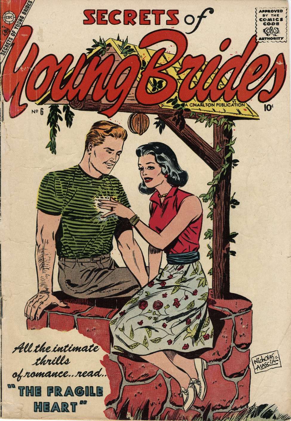 Comic Book Cover For Secrets of Young Brides 6 - Version 2