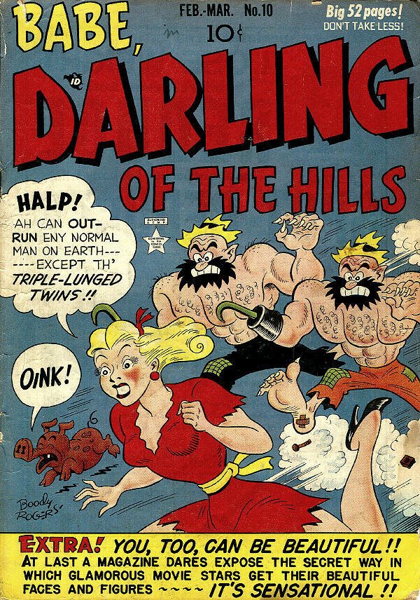 Comic Book Cover For Babe, Darling of the Hills 10