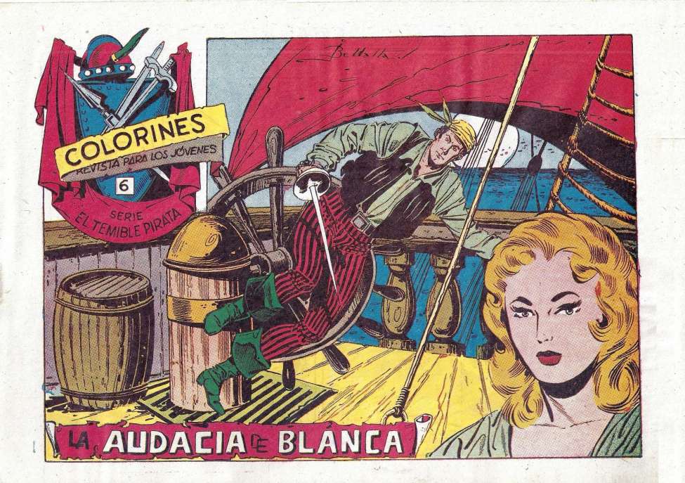 Book Cover For El Temible Pirata 6 - La Audacia De Blanca