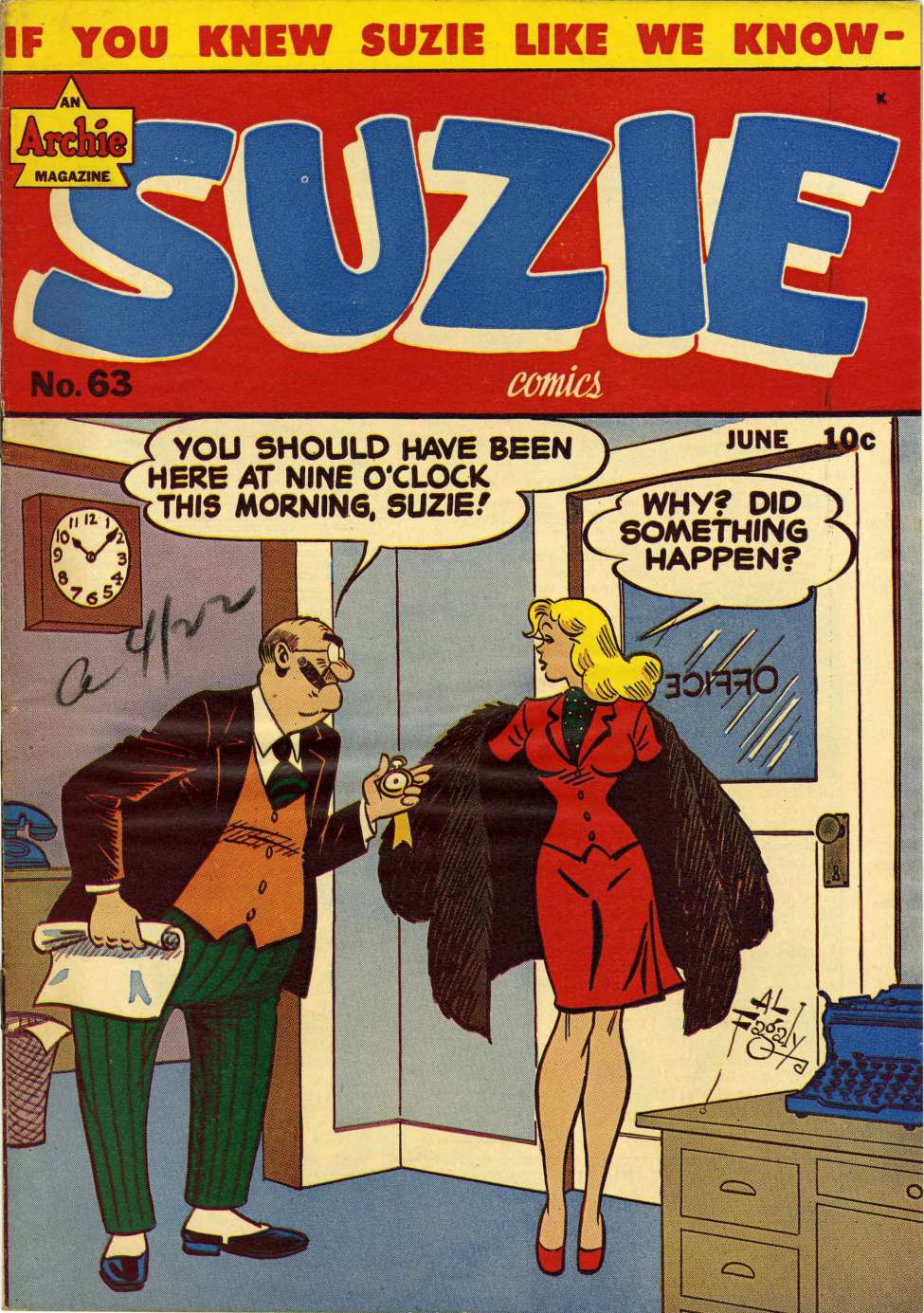 Book Cover For Suzie Comics 63