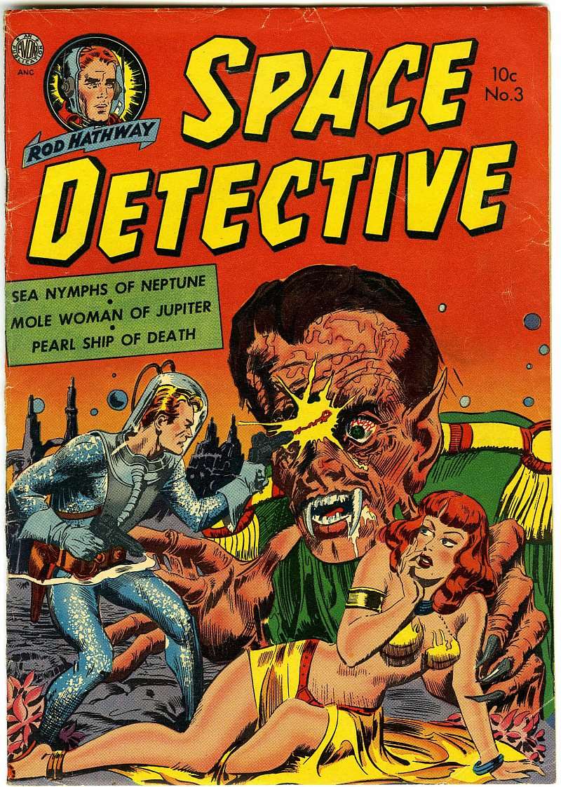 Comic Book Cover For Space Detective 3