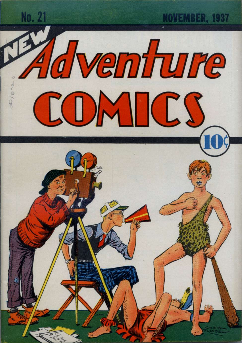 Book Cover For New Adventure Comics 21 (fiche)
