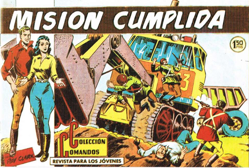 Book Cover For Colección Comandos 86 - Roy Clark 14 - Mision Cumplida