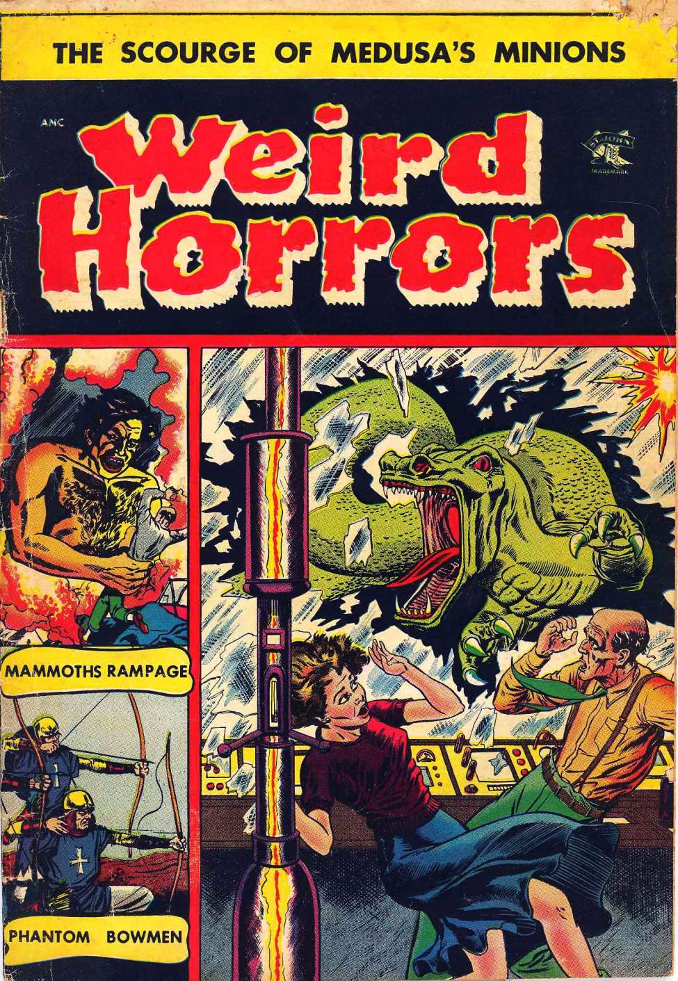 Comic Book Cover For Weird Horrors 5
