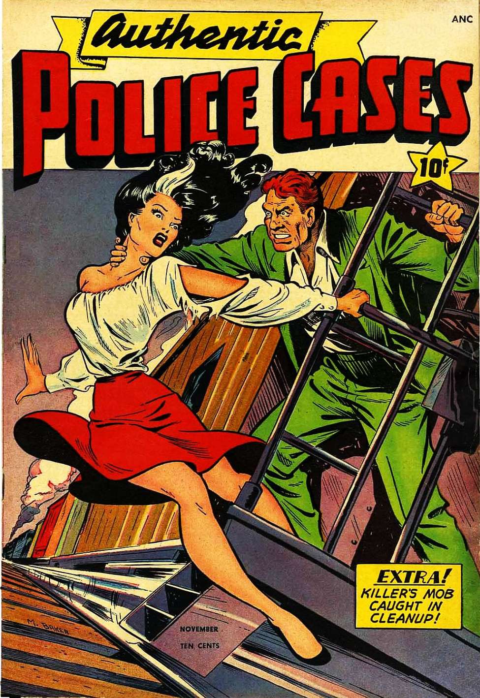 Comic Book Cover For Authentic Police Cases 6