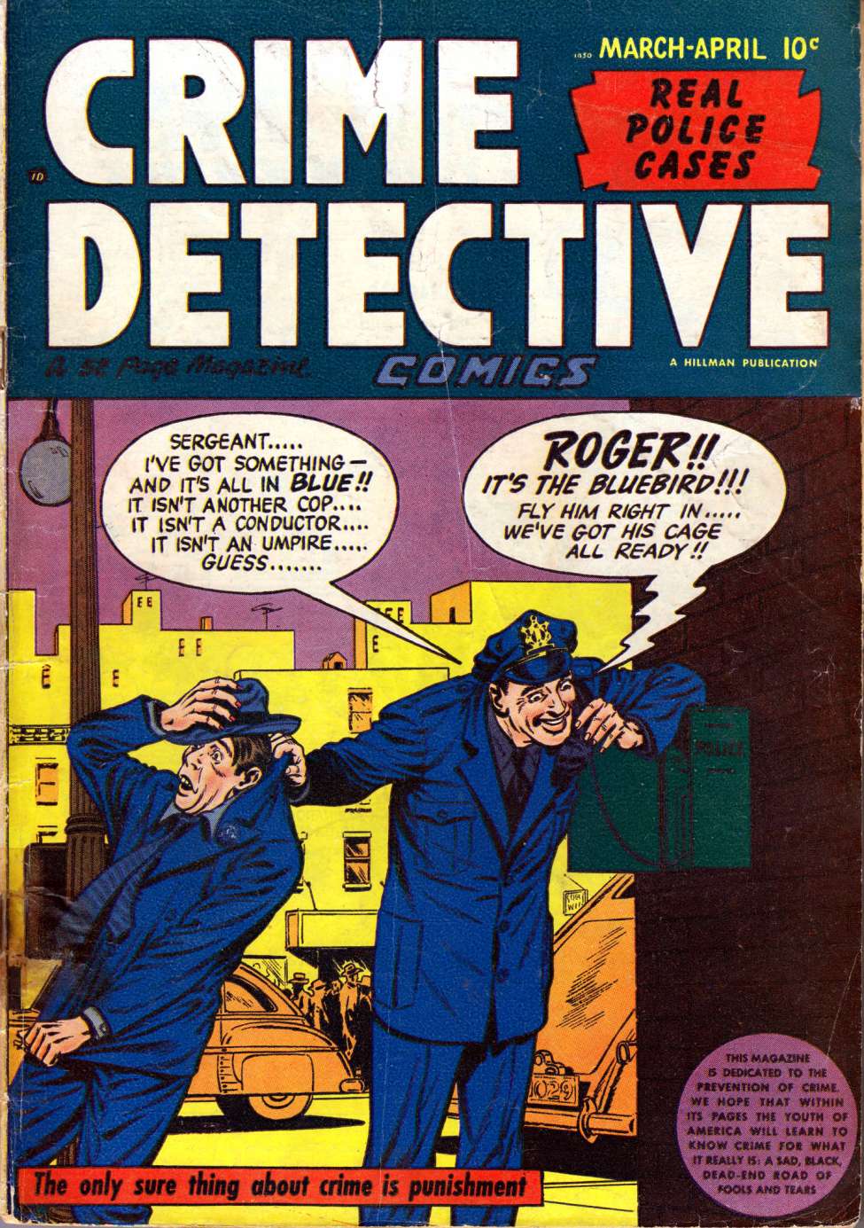 Comic Book Cover For Crime Detective Comics v2 1