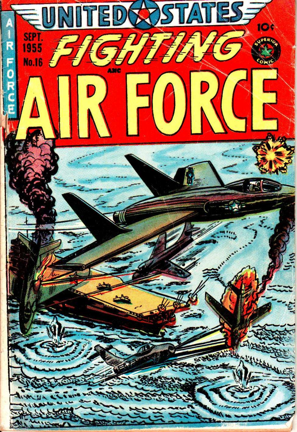Comic Book Cover For U.S. Fighting Air Force 16