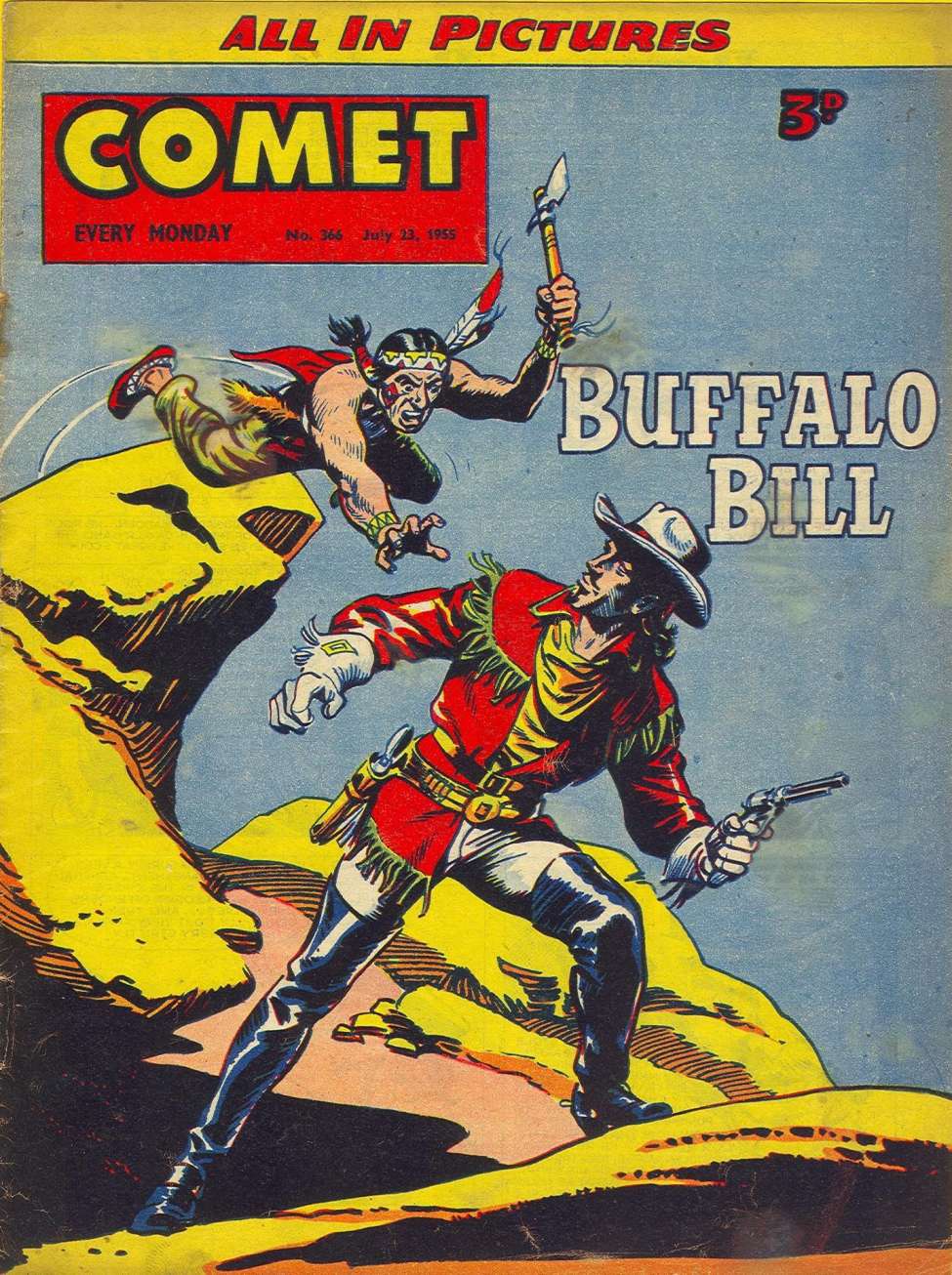 Comic Book Cover For The Comet 366