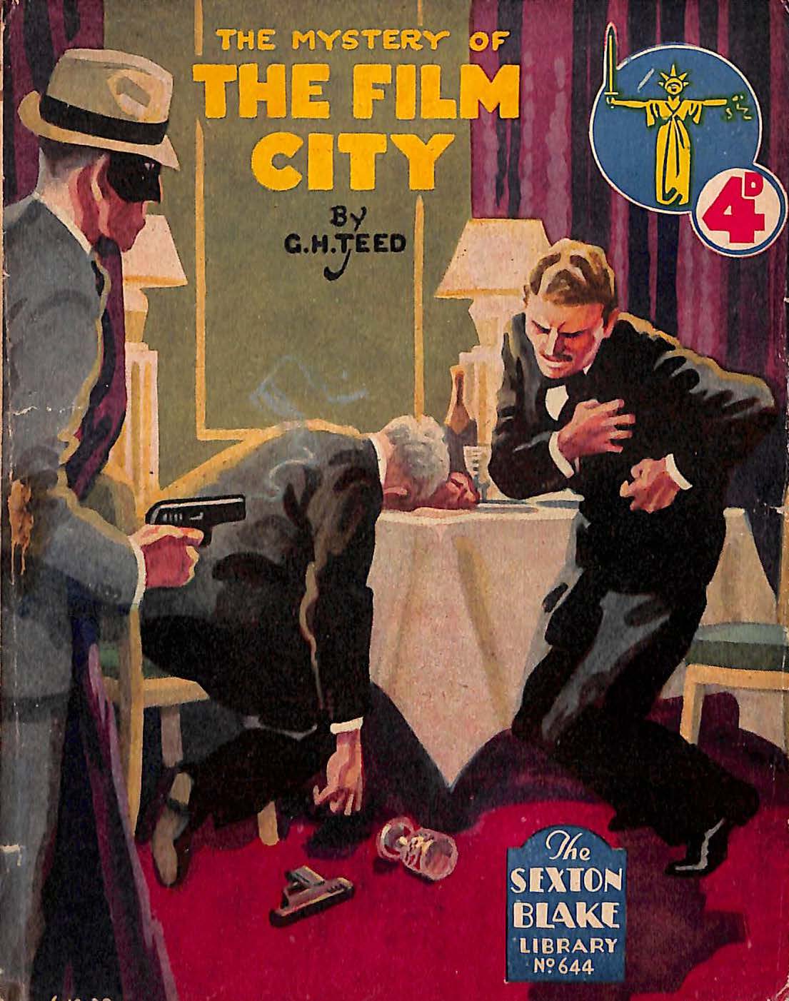 Comic Book Cover For Sexton Blake Library S2 644 - The Mystery of the Film City