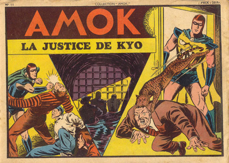Comic Book Cover For Amok 11 - La Justice de Kyo