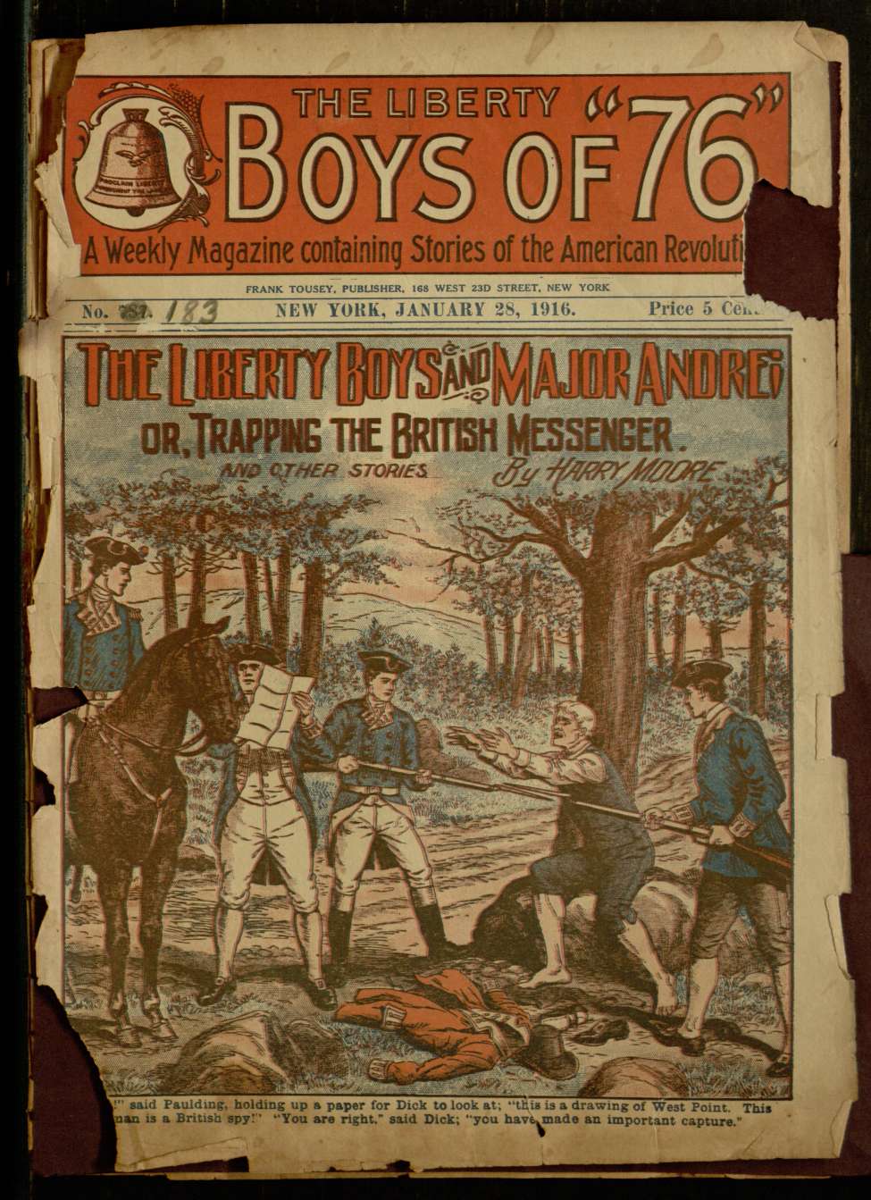 Book Cover For The Liberty Boys of 76 787 - The Liberty Boys and Major Andre