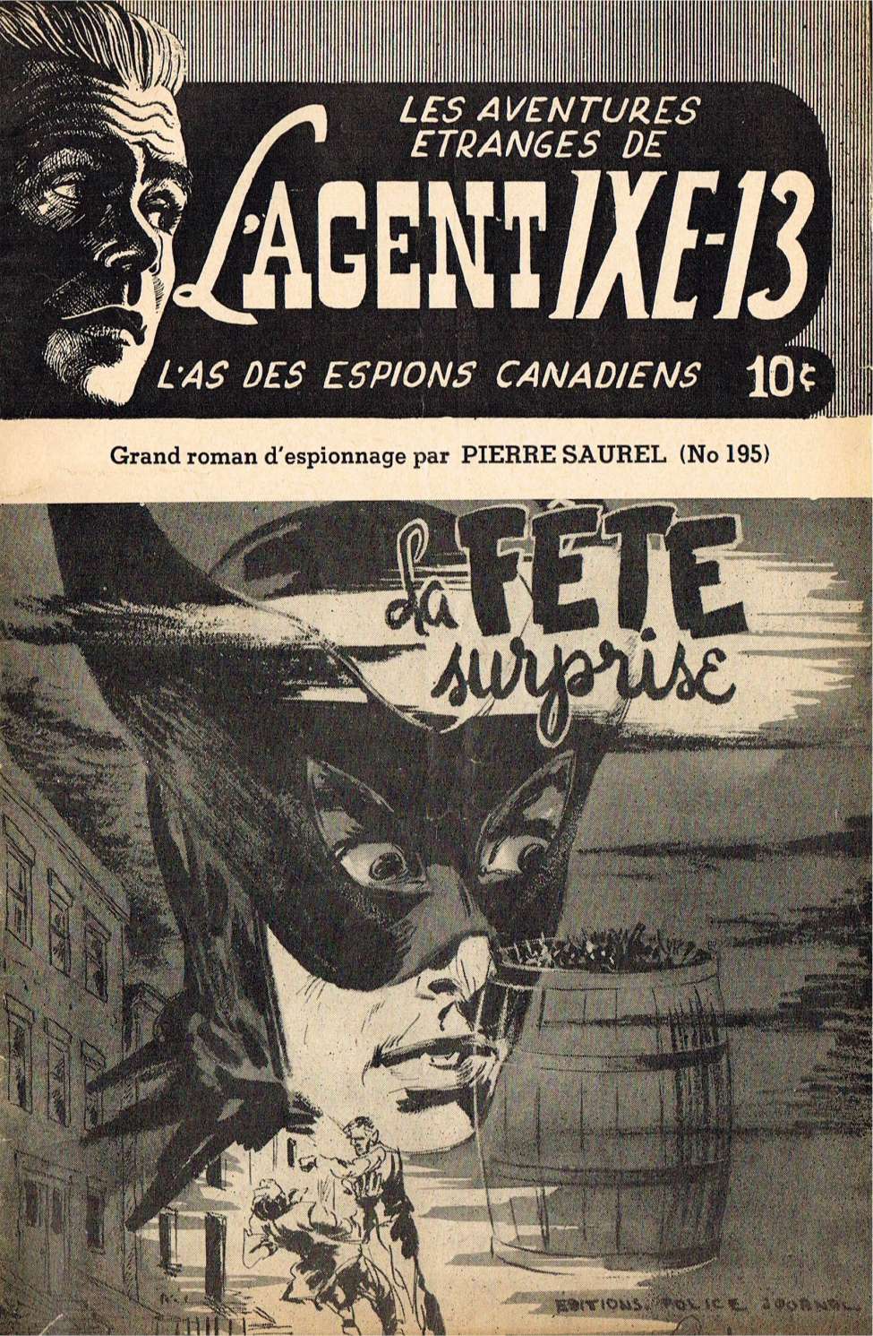 Comic Book Cover For L'Agent IXE-13 v2 195 - La fête surprise