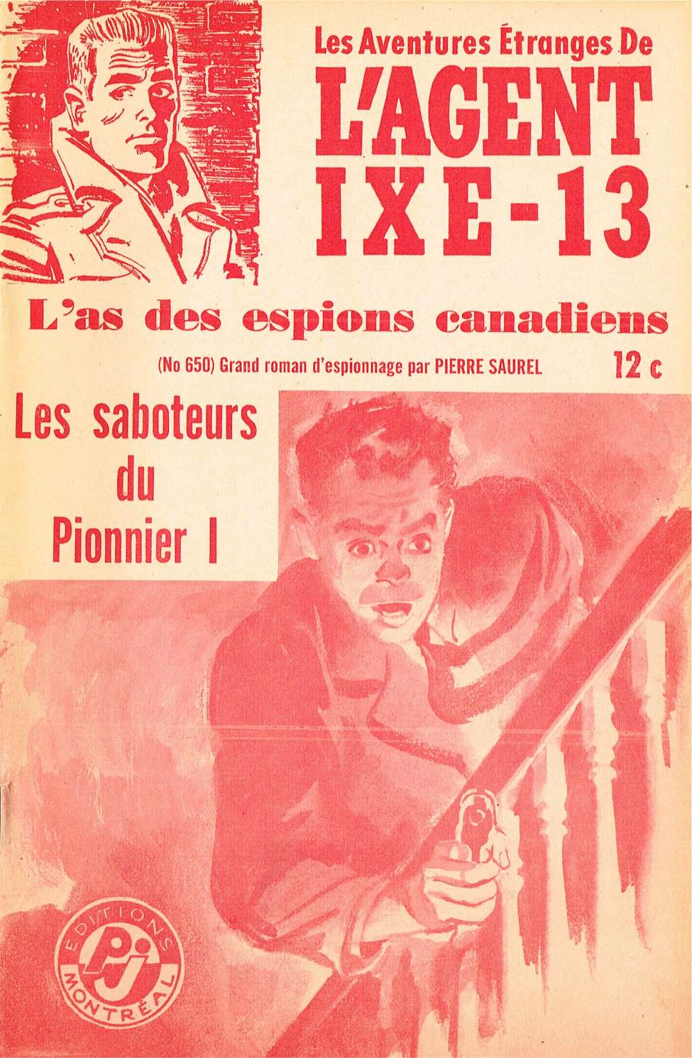 Book Cover For L'Agent IXE-13 v2 650 - Les saboteurs du pionnier 1