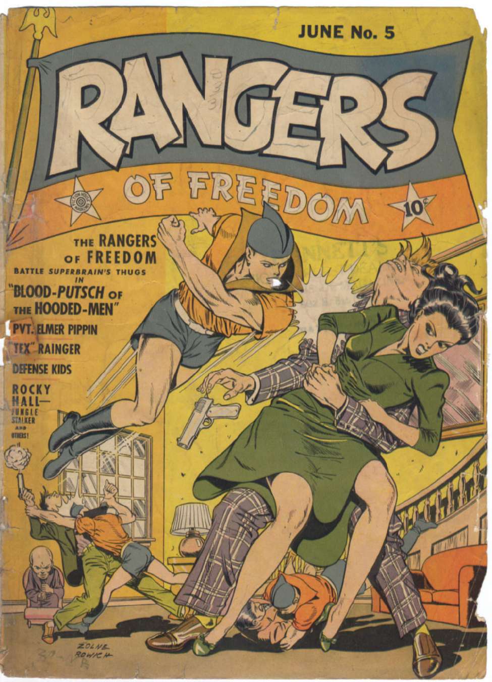 Comic Book Cover For Rangers Comics 5
