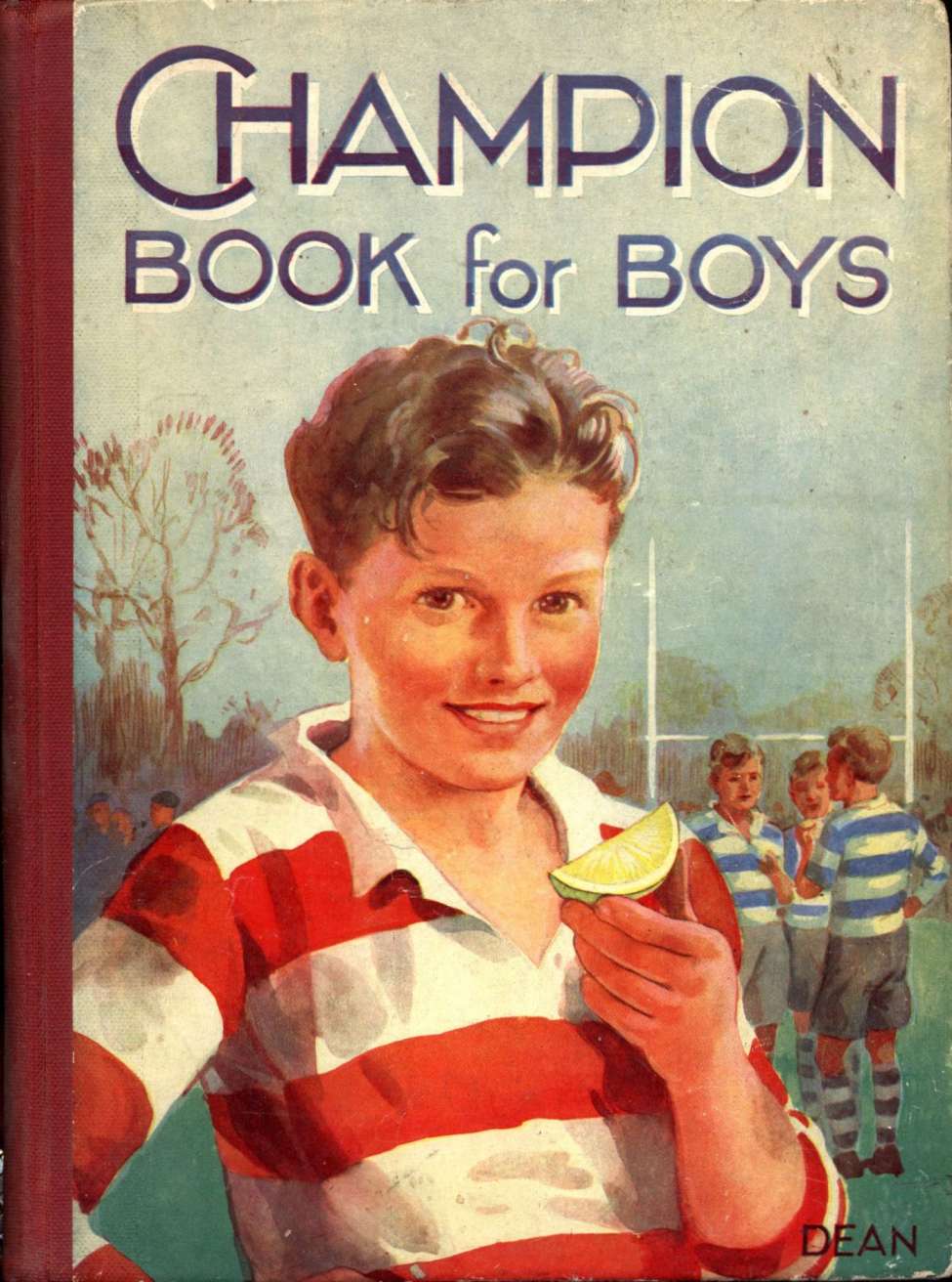Book Cover For Champion Book for Boys 1950