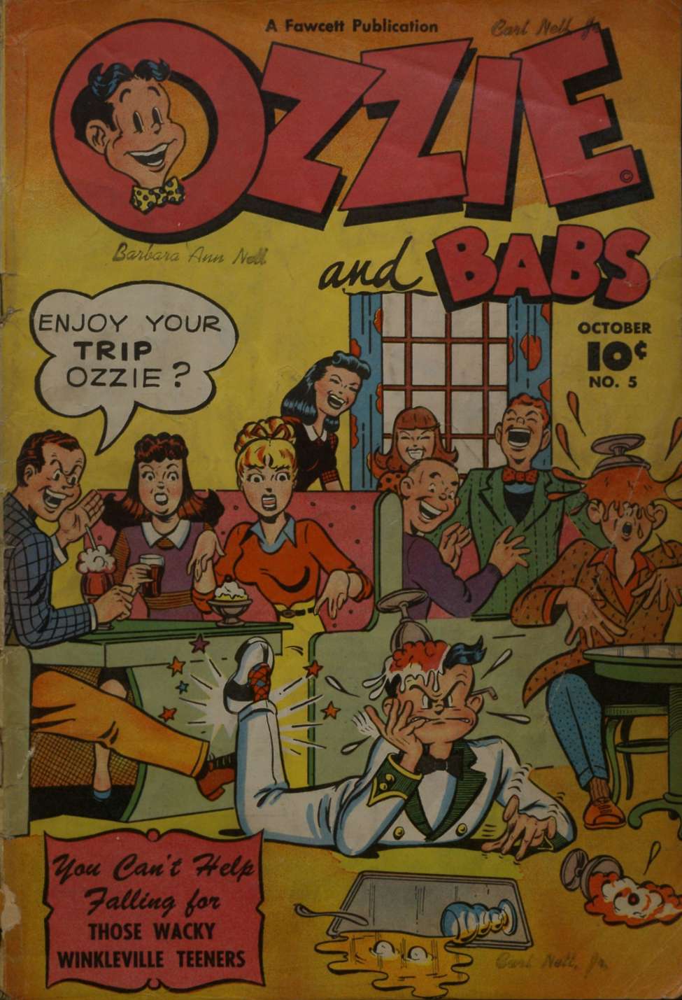 Comic Book Cover For Ozzie and Babs 5