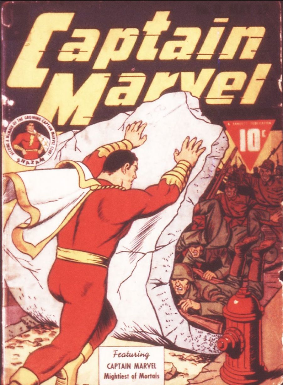 Comic Book Cover For Captain Marvel Adventures 11 (fiche)