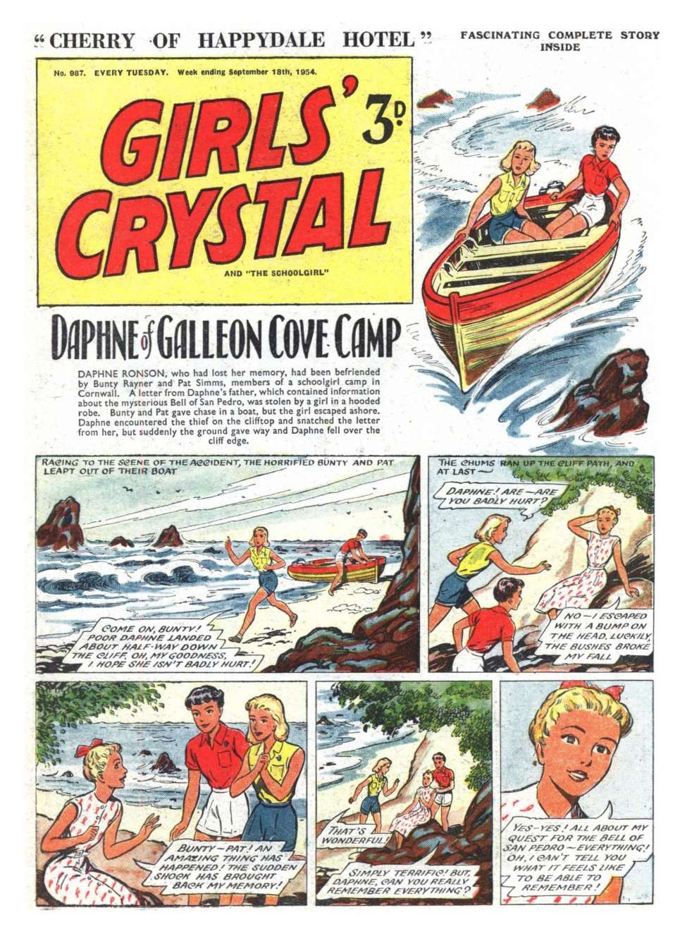 Comic Book Cover For Girls' Crystal 987