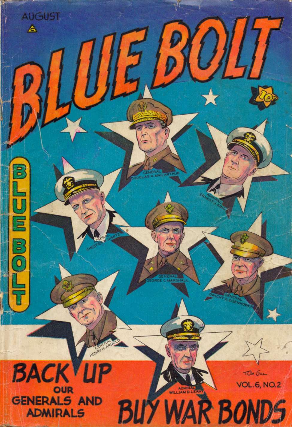 Comic Book Cover For Blue Bolt v6 2