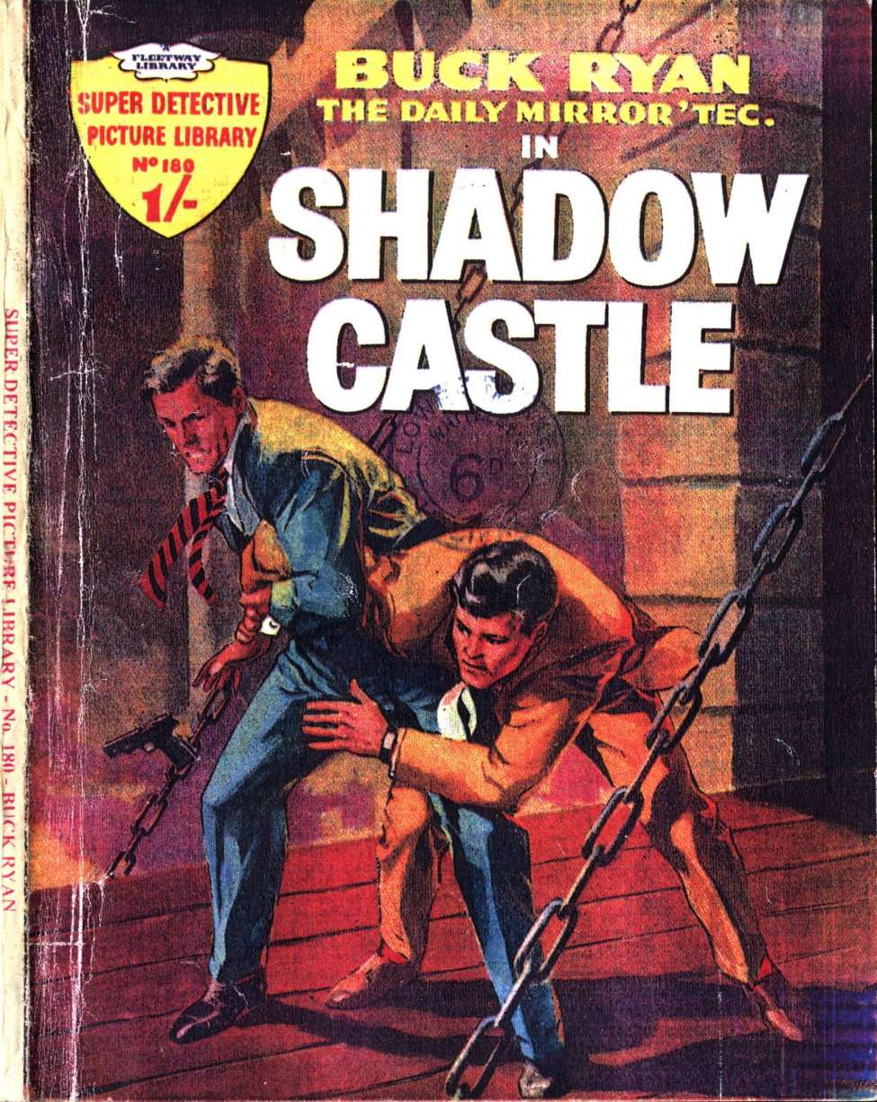 Comic Book Cover For Super Detective Library 180 - Buck Ryan - Shadow Castle