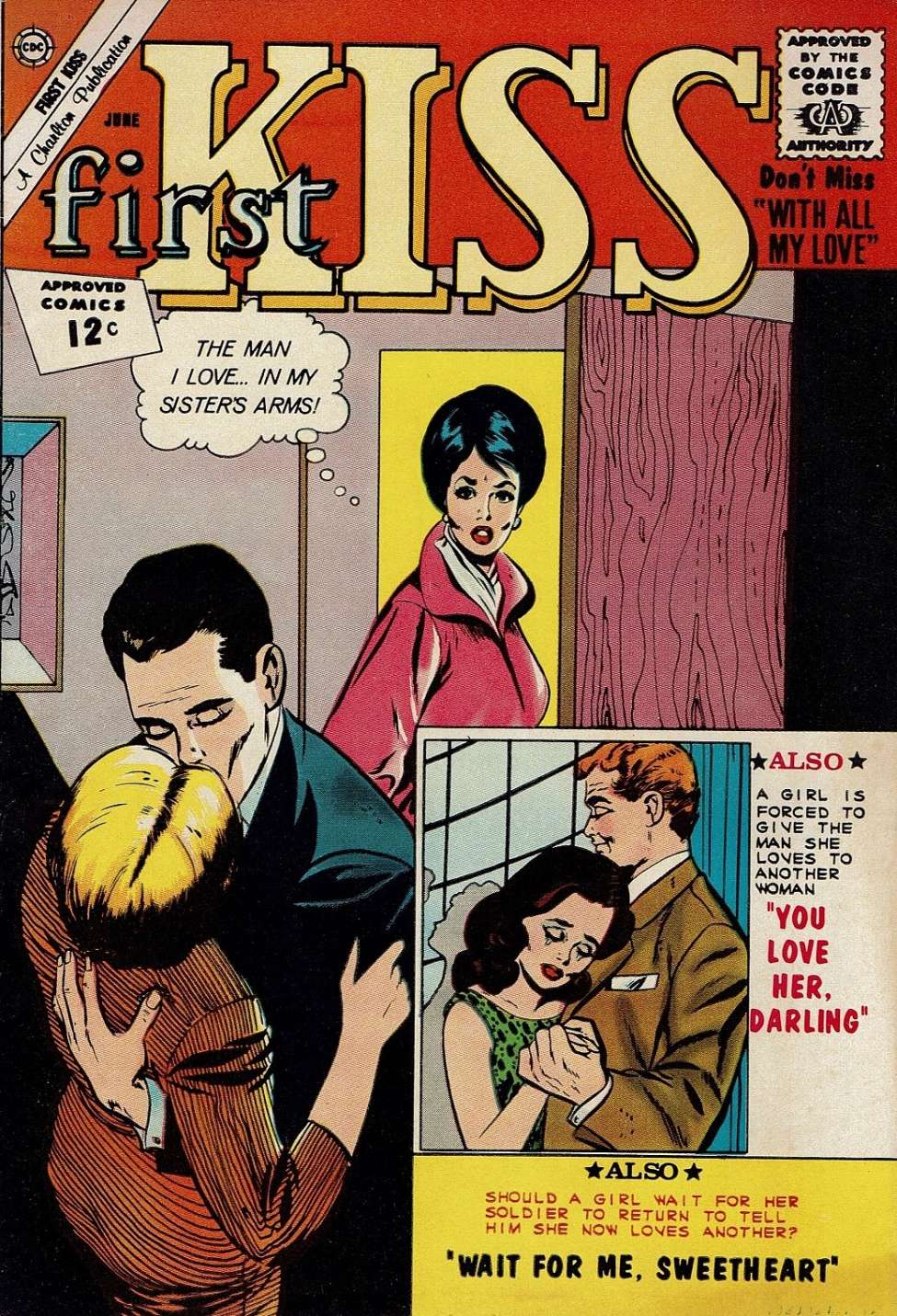 Comic Book Cover For First Kiss 26