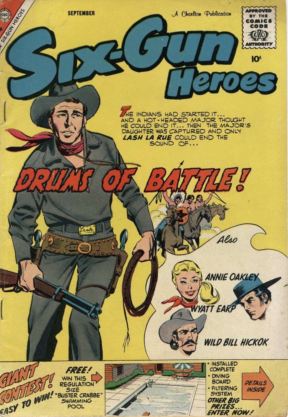 Comic Book Cover For Six-Gun Heroes 53