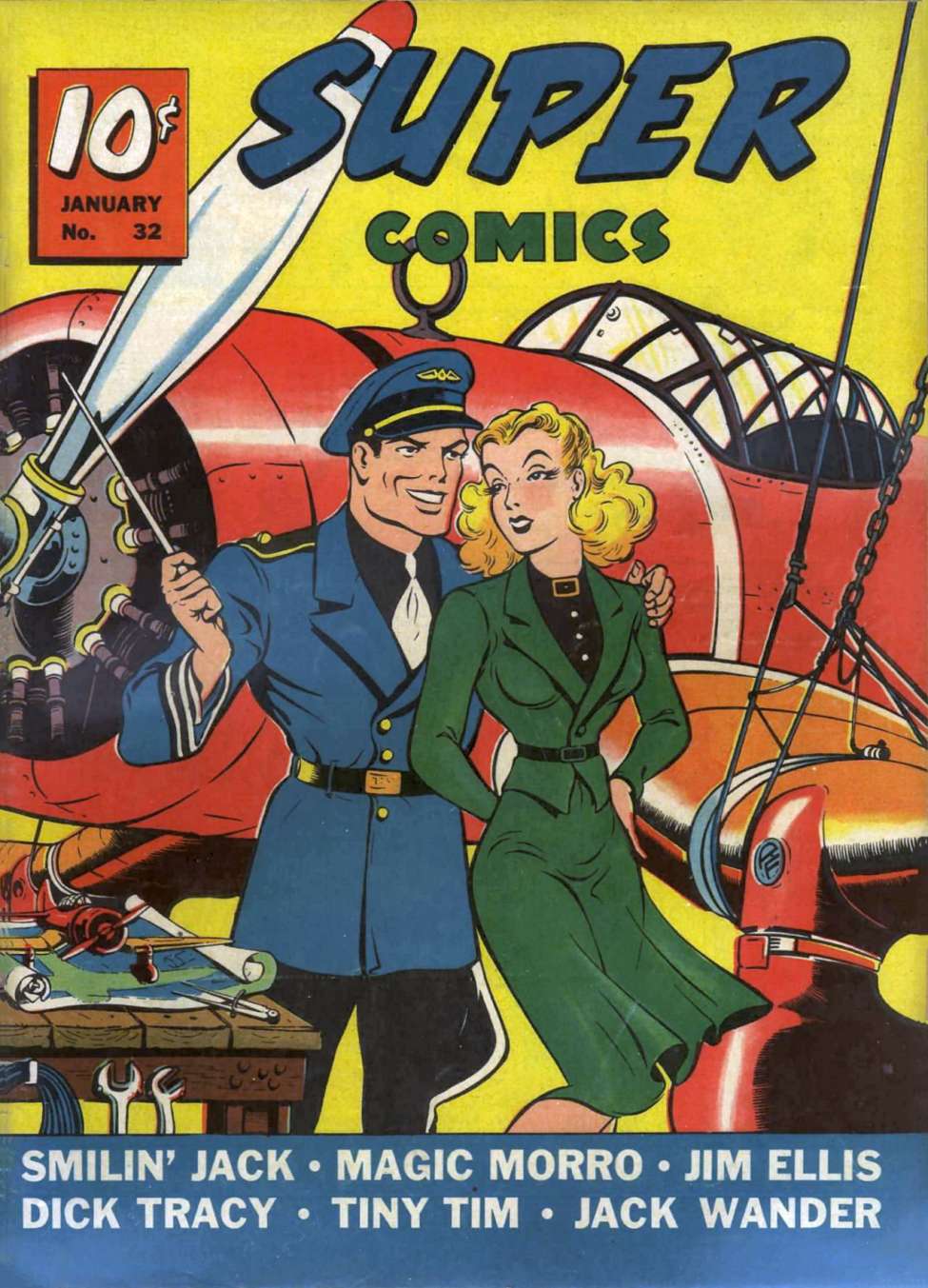 Book Cover For Super Comics 32