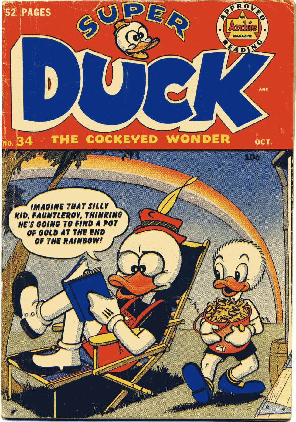 Book Cover For Super Duck 34