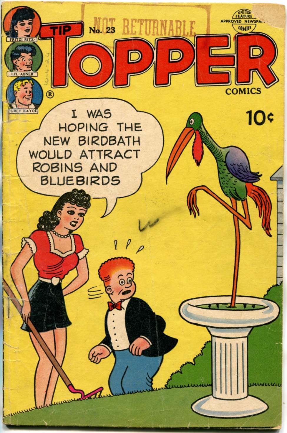 Comic Book Cover For Tip Topper Comics 23