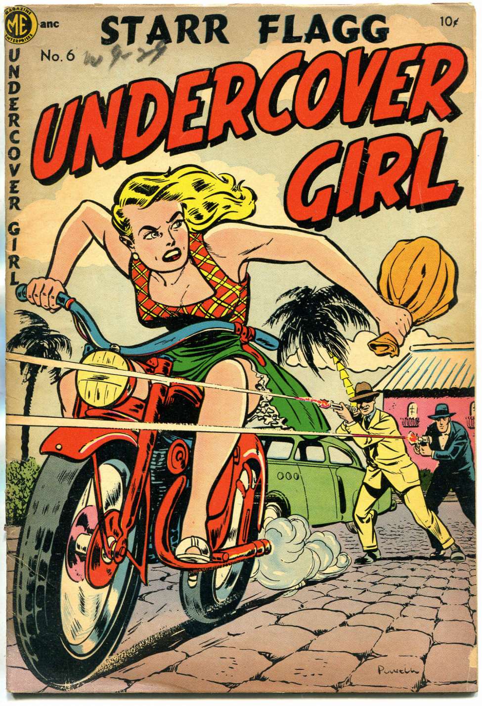 Comic Book Cover For Undercover Girl 6 (A1 98)
