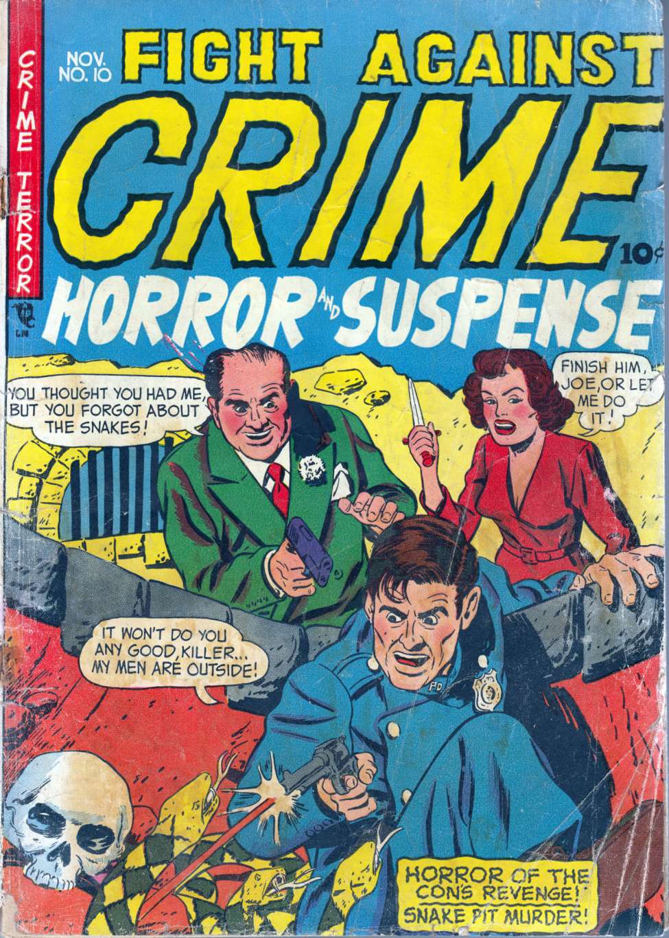 Comic Book Cover For Fight Against Crime 10
