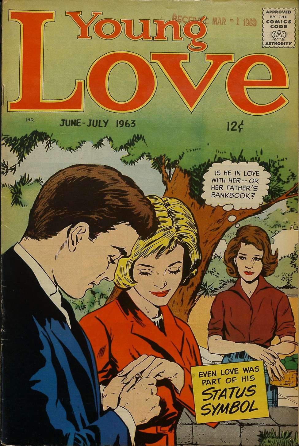 Comic Book Cover For Young Love v7 1