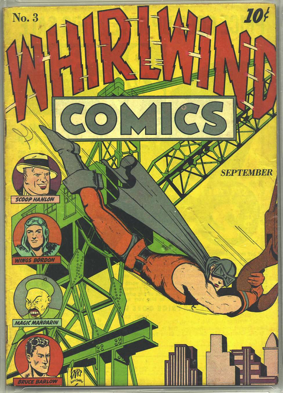 Comic Book Cover For Whirlwind Comics 3