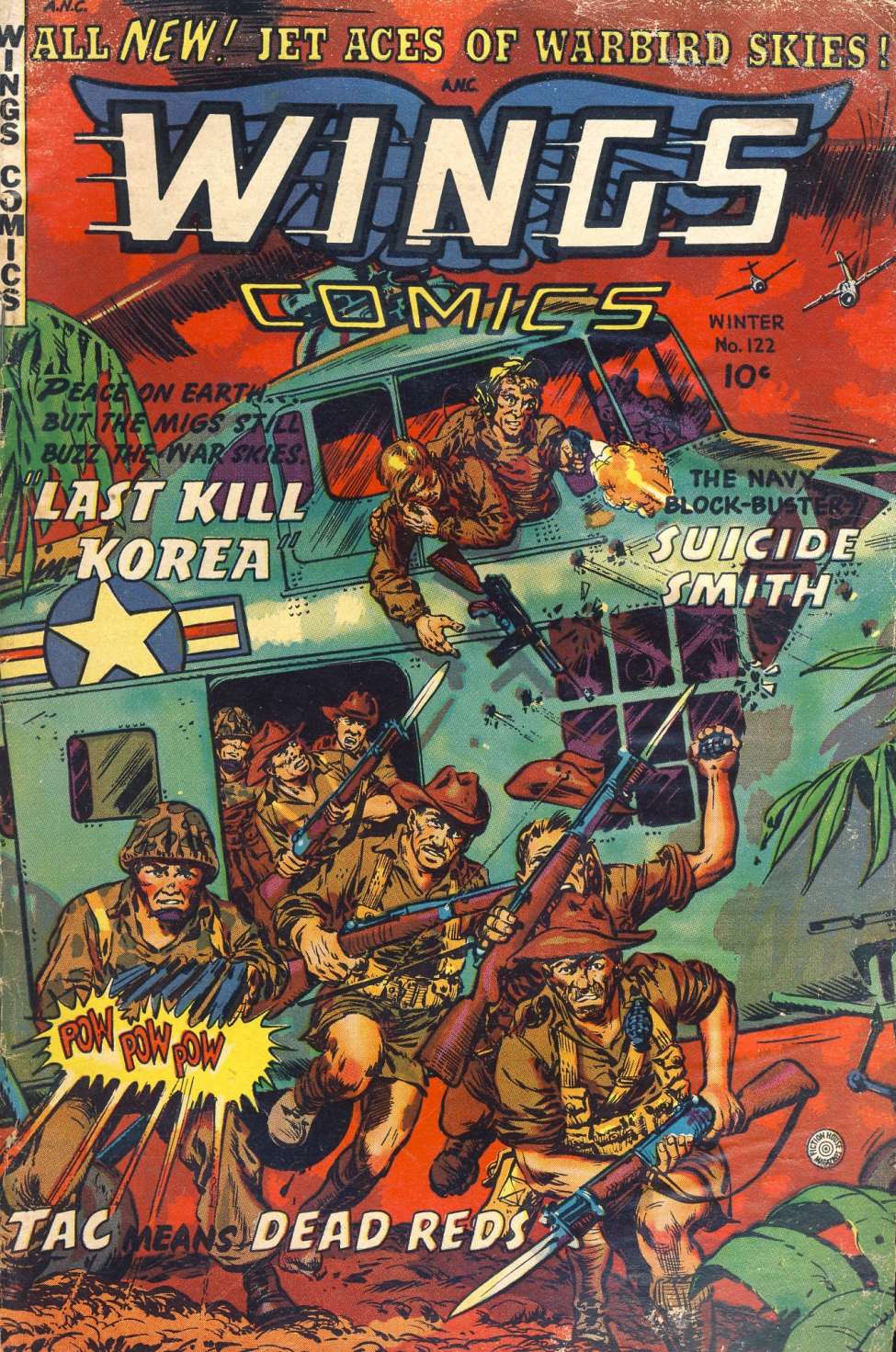 Comic Book Cover For Wings Comics 122