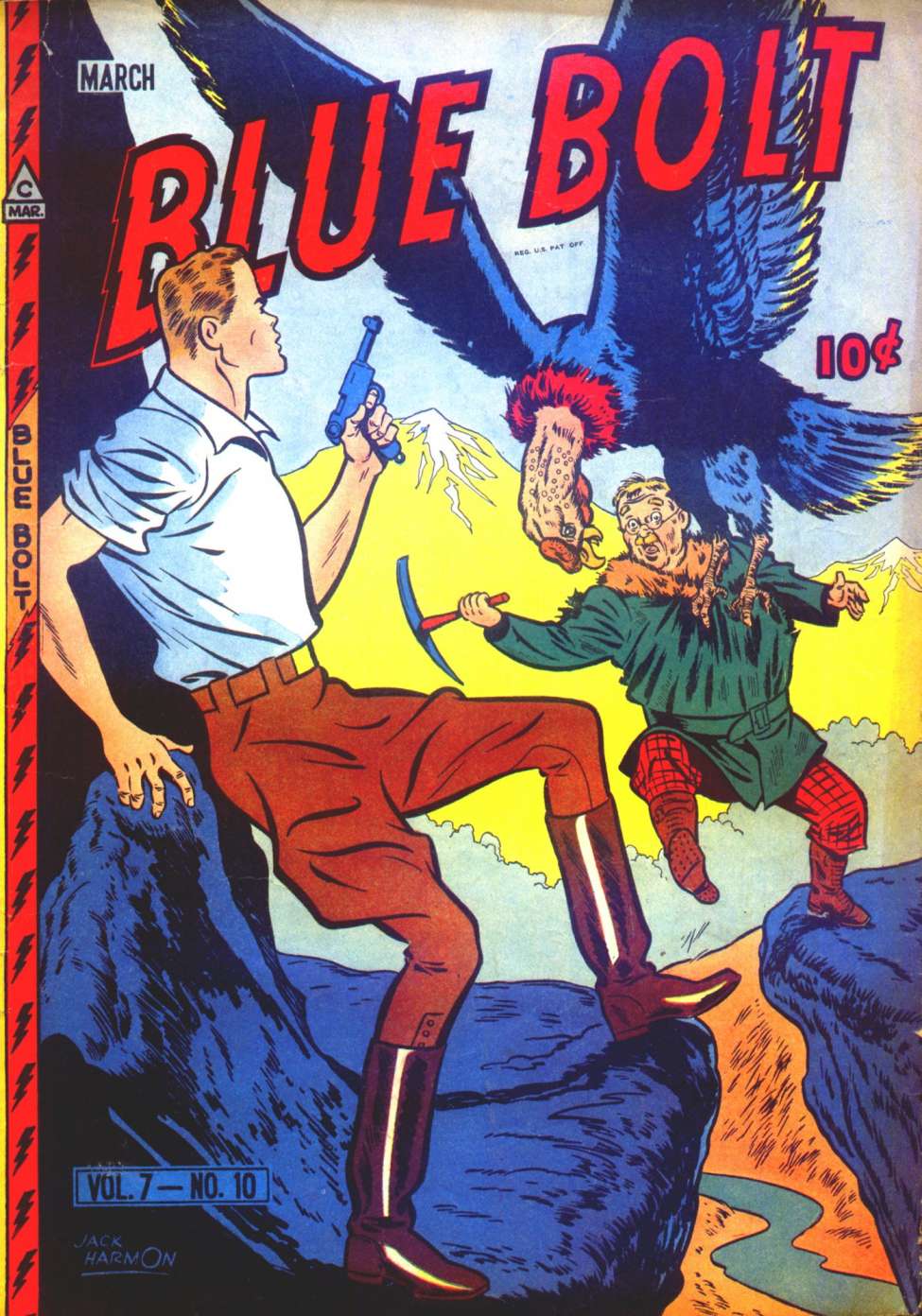 Comic Book Cover For Blue Bolt v7 10