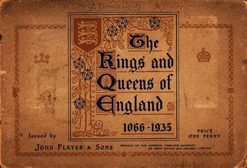 Book Cover For Kings and Queens of England Album - John Player