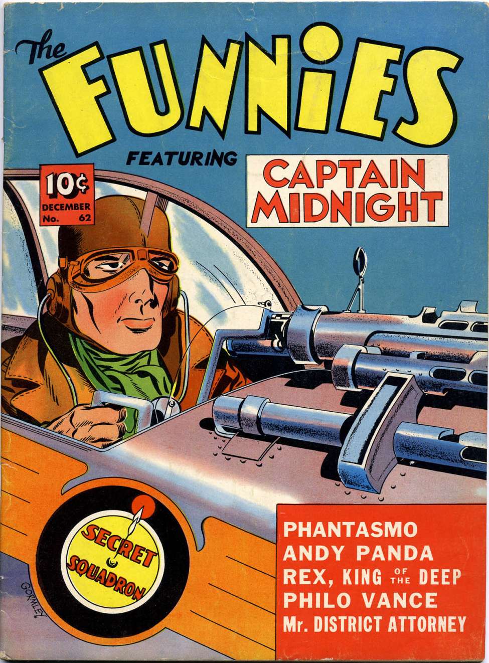 Comic Book Cover For The Funnies 62 (paper/fiche)