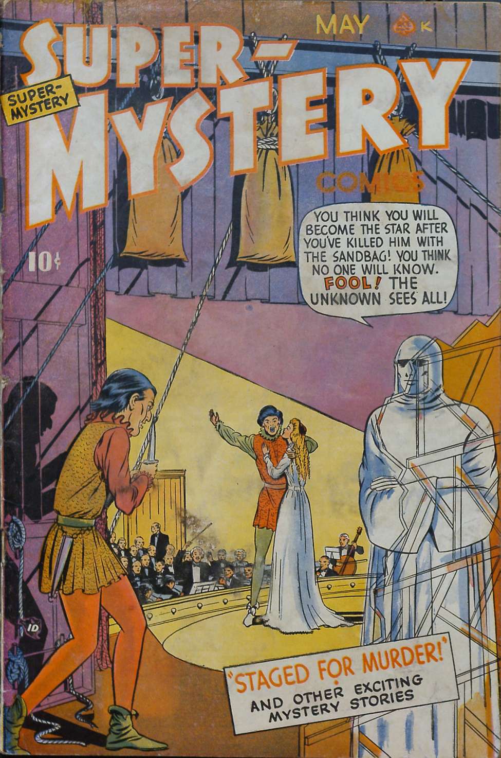 Comic Book Cover For Super-Mystery Comics v8 5 - Version 2