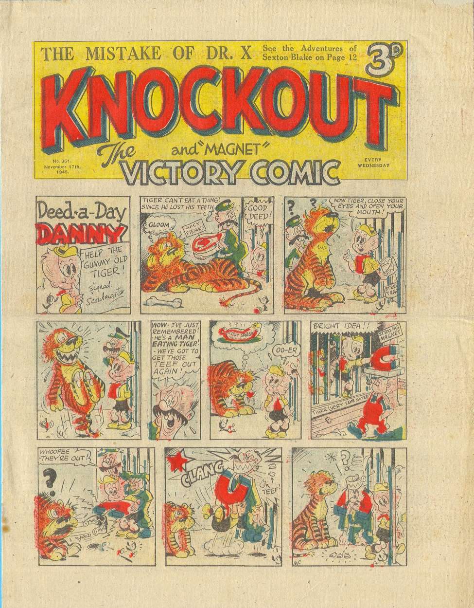 Comic Book Cover For Knockout 351
