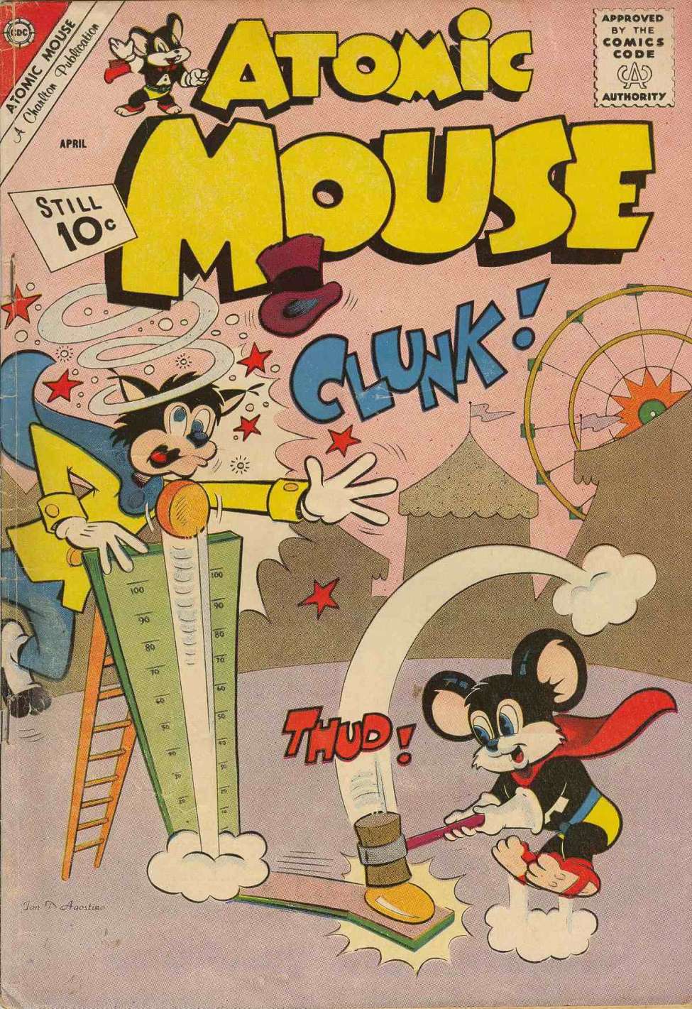 Comic Book Cover For Atomic Mouse 47