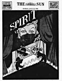 Large Thumbnail For The Spirit (1942-07-12) - Baltimore Sun (b/w)