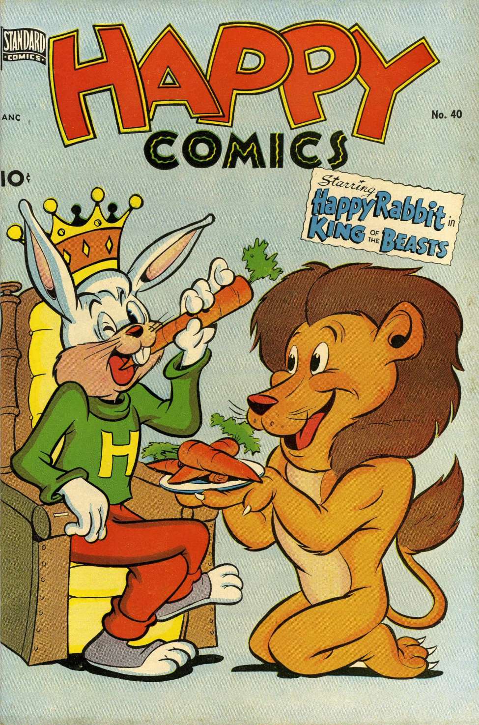 Book Cover For Happy Comics 40