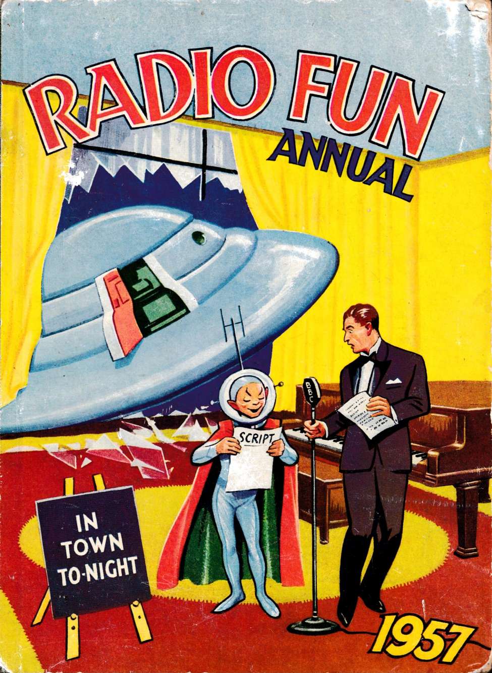 Book Cover For Radio Fun Annual 1957