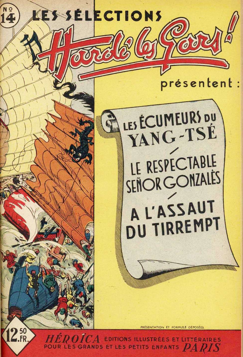 Comic Book Cover For Hardi les Gars 14 - Les écumeurs du Yang-Tsé