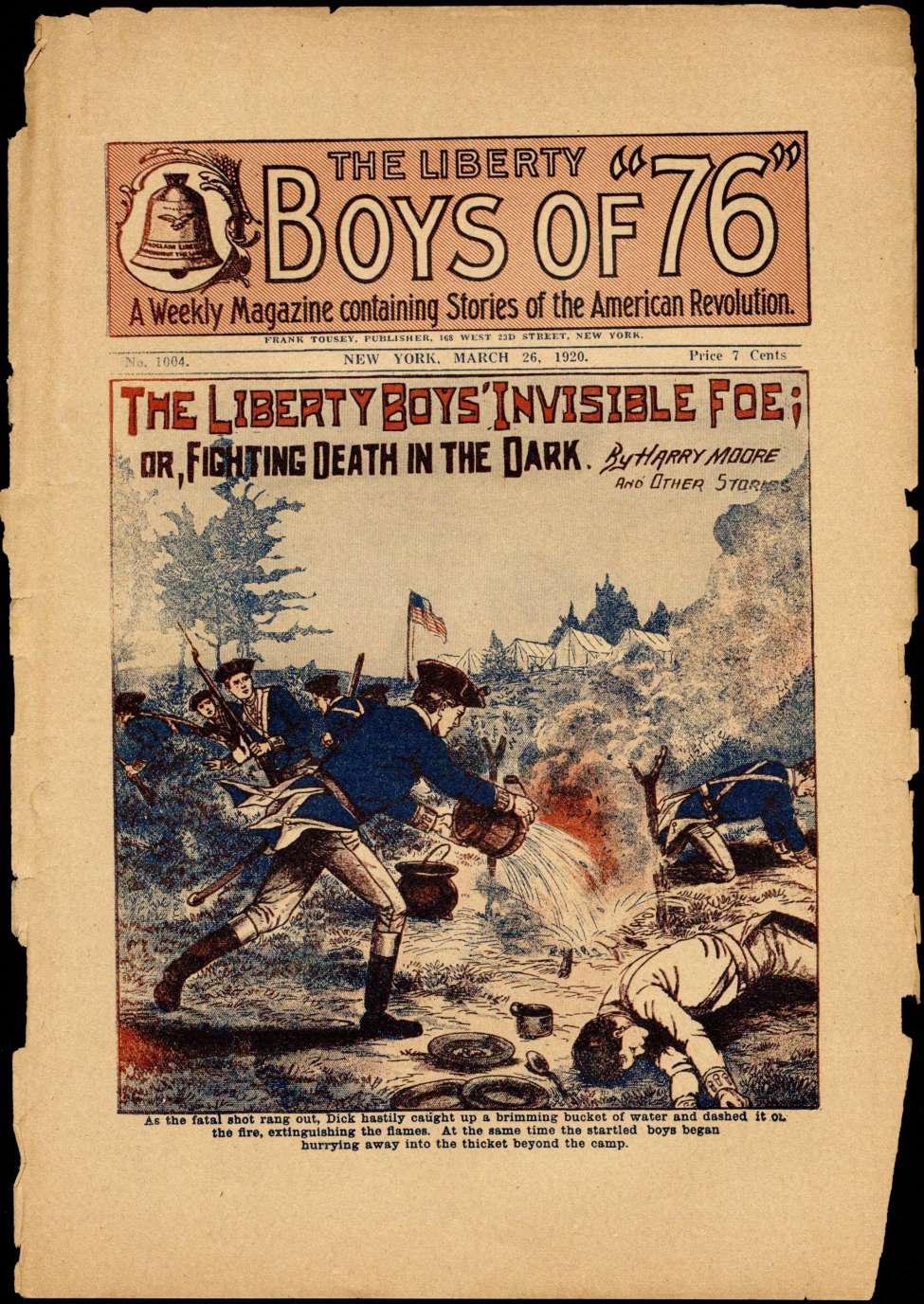 Book Cover For The Liberty Boys of 76 1004 - The Liberty Boys' Invisible Foe
