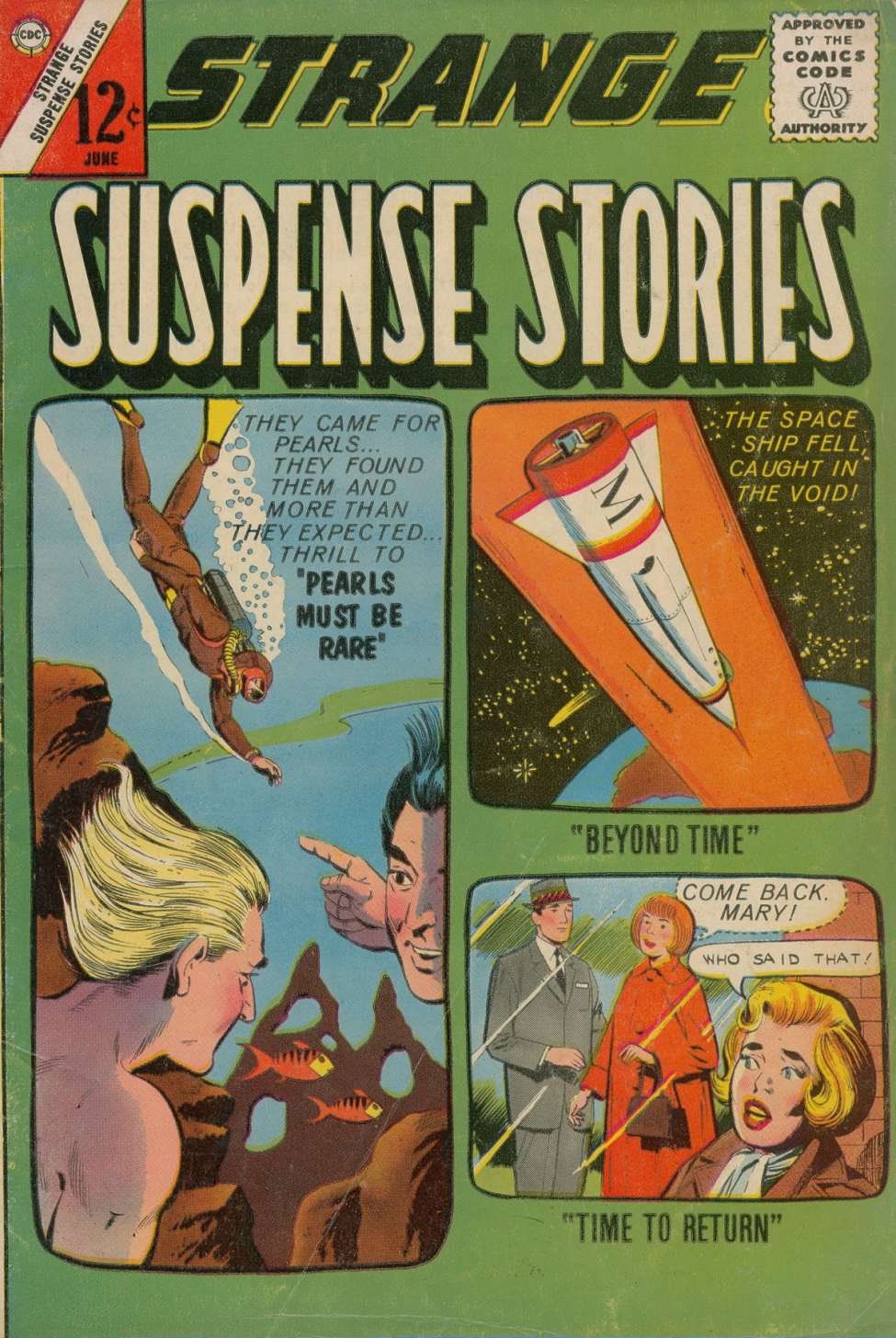 Book Cover For Strange Suspense Stories 65 (alt) - Version 2